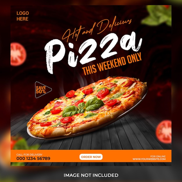 Fast-Food-Social-Media-Post-Banner-Vorlage