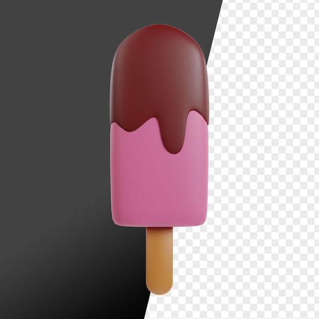 Fastfood und Desserts 3D-Icon-Rendering Clipart-Bundle-Sammlung
