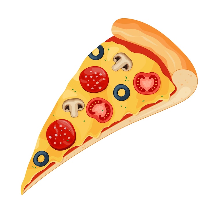 PSD fatia de pizza