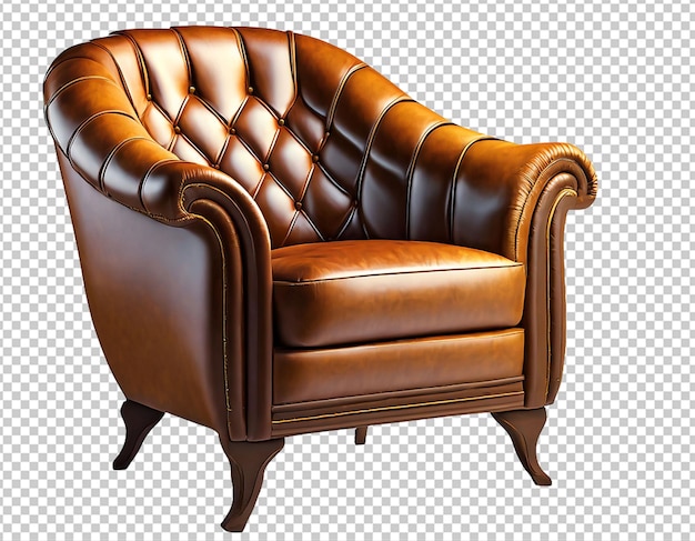 Fauteuil En Cuir 3d