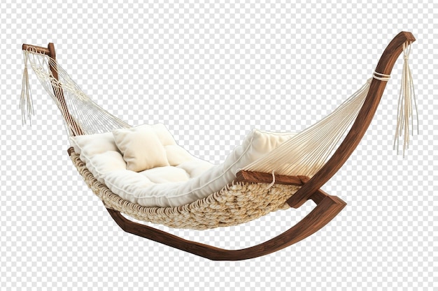 Fauteuil à hameau confortable parfait pour la relaxation avec isolé sur un fond transparent