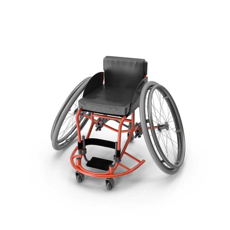 PSD fauteuil roulant rouge pour l'aide à la mobilité