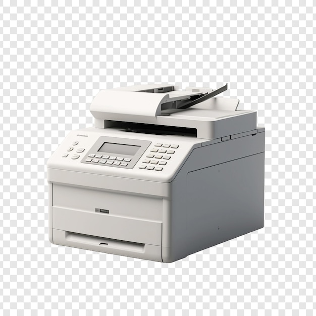 PSD fax aislado en un fondo transparente