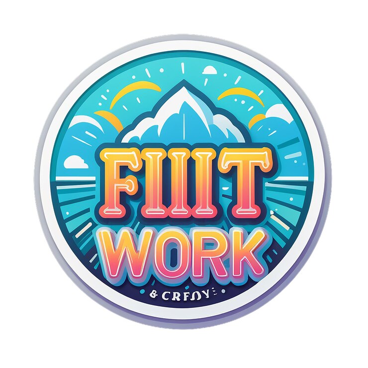 PSD la fe y el trabajo sticker decal