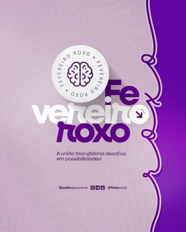 PSD febrero púrpura es el mes para concienciar sobre el alzheimer, el lupus y la fibromialgia.
