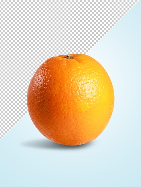 PSD fechar maquete de fruta laranja