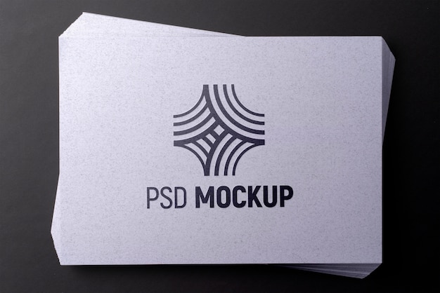 PSD fechar os efeitos do logotipo no papel