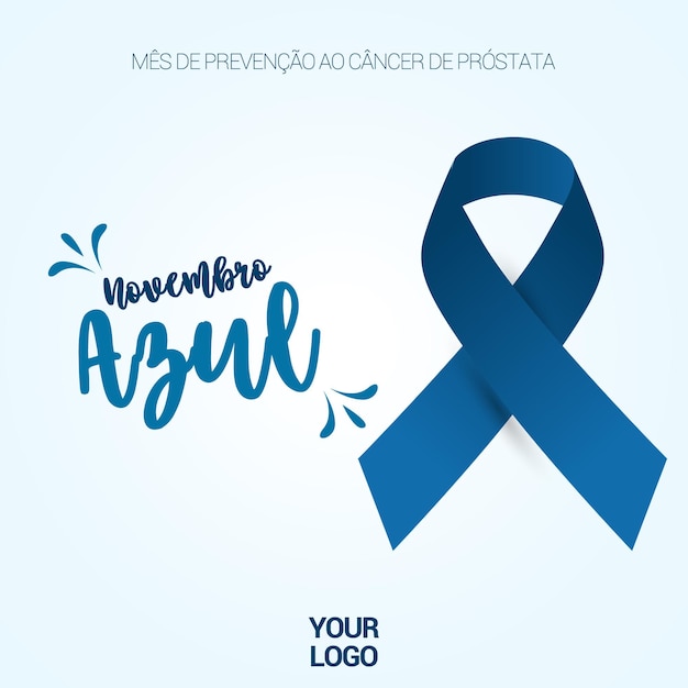 PSD feed de mídia social campanha novembro azul