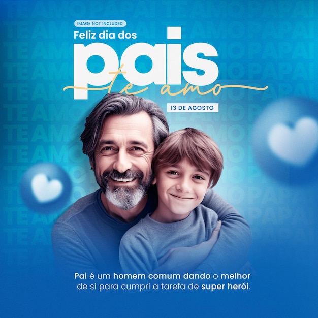 Feed de redes sociales Dias dos Pais Papai