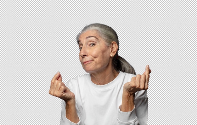 feeling sad and stressed no money gesture with a negative and anxious look
