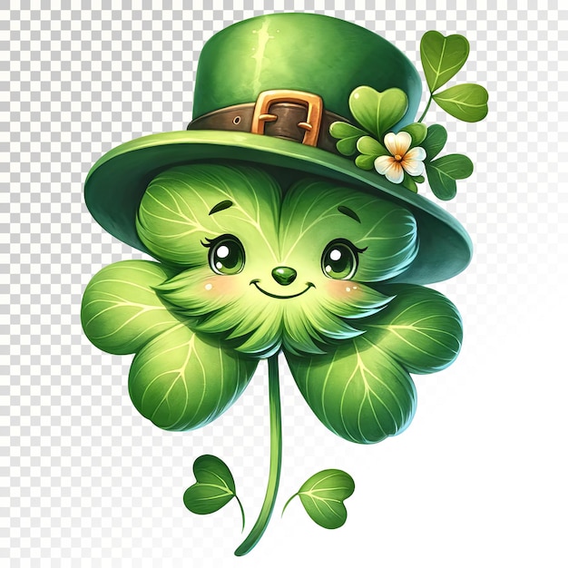 PSD feier des st. patricks-tages aquarell-clipart