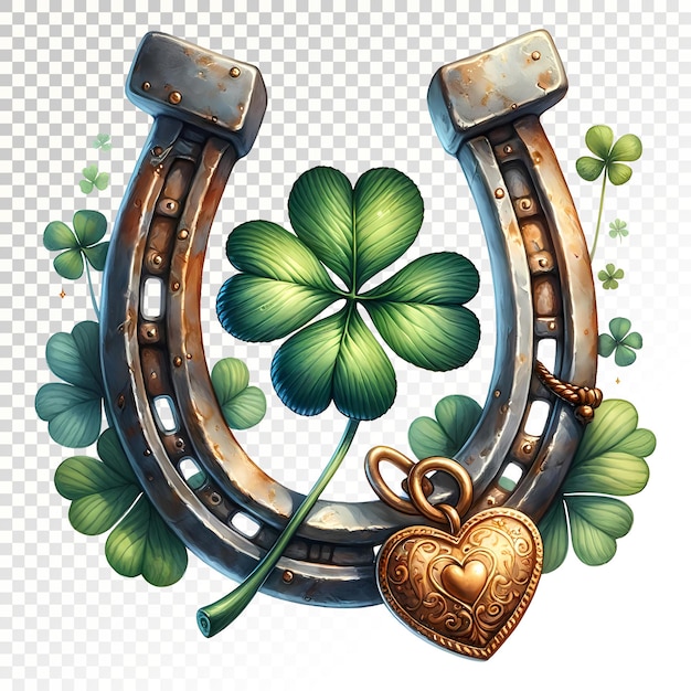 PSD feier des st. patricks-tages aquarell-clipart