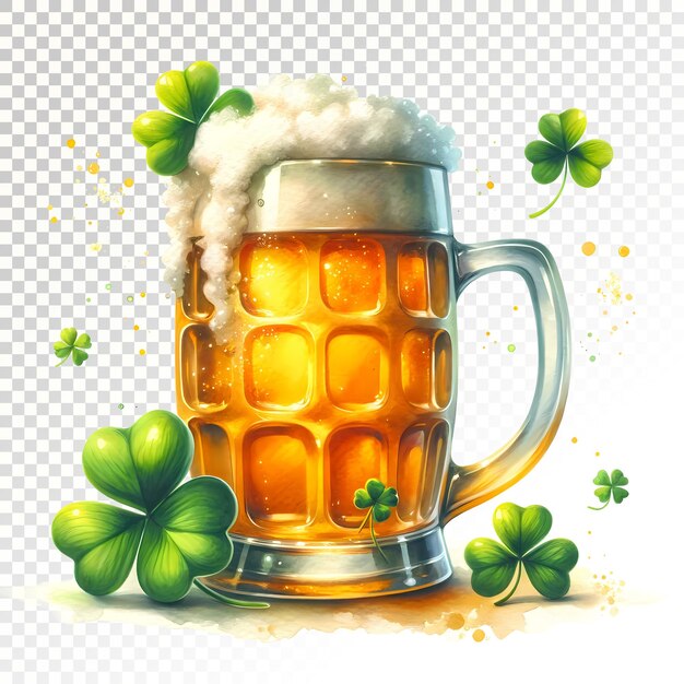 Feier des St. Patricks-Tages Aquarell-Clipart