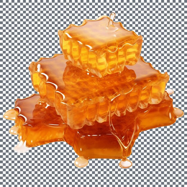 PSD feixe de mel isolado sobre um fundo transparente