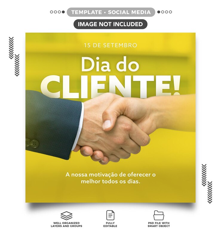 PSD felice giornata del cliente ringraziamo i clienti psd modificabile sui social media