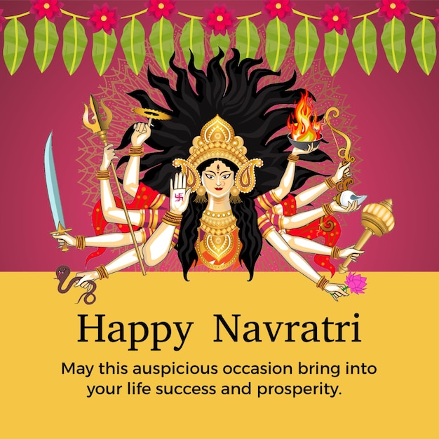 Felice Navratri Saluto India Festival Instagram Post