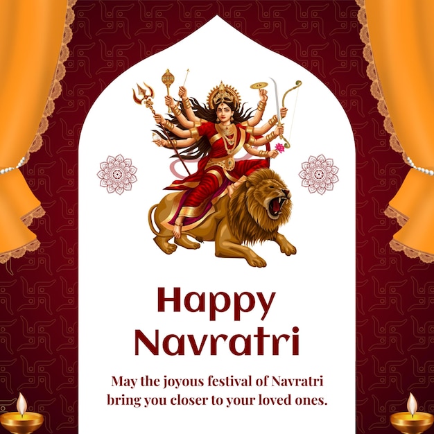 Felice Navratri Saluto India Festival Instagram Post
