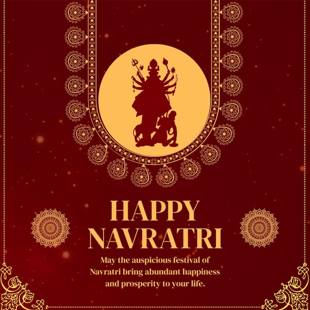 Felice Navratri Saluto India Festival Instagram Post