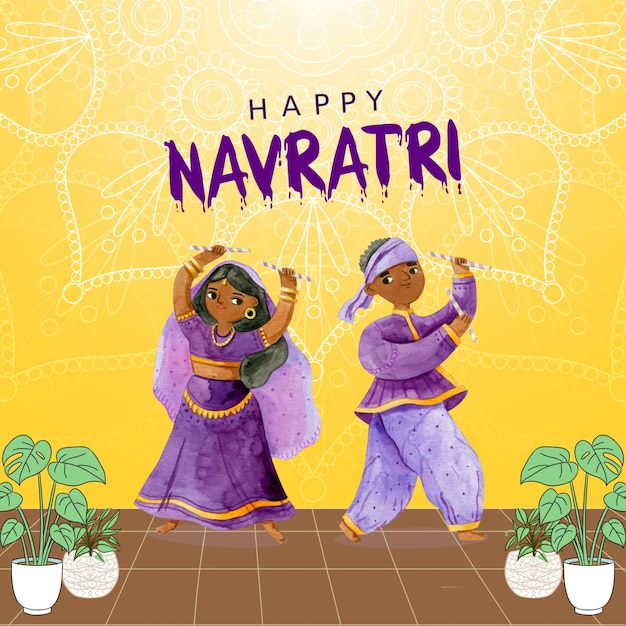Felice Navratri Saluto India Festival Instagram Post