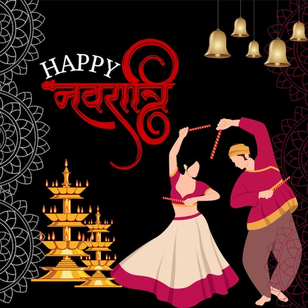 Felice Navratri Saluto India Festival Instagram Post