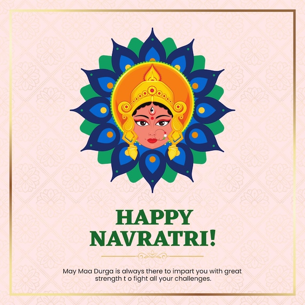 Felice Navratri Saluto India Festival Instagram Post