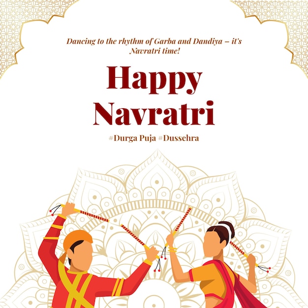Felice Navratri Saluto India Festival Instagram Post