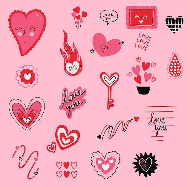 Felice San Valentino a tutti essendo dolci caldi e pieni di amore