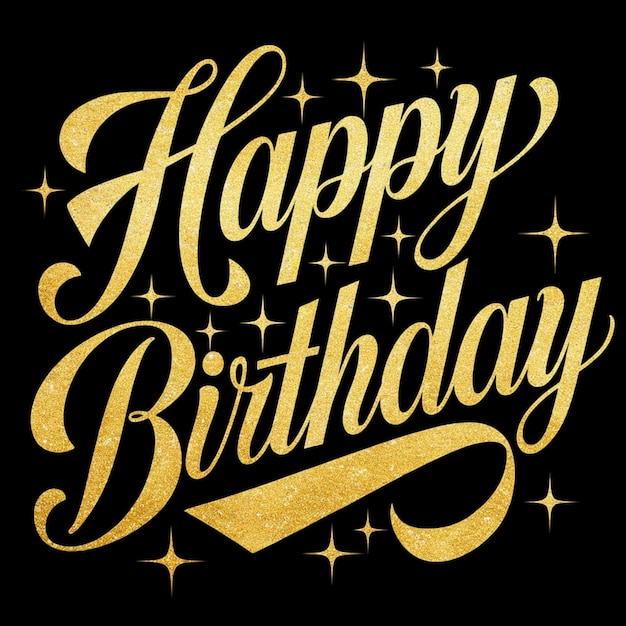 Feliz aniversário.