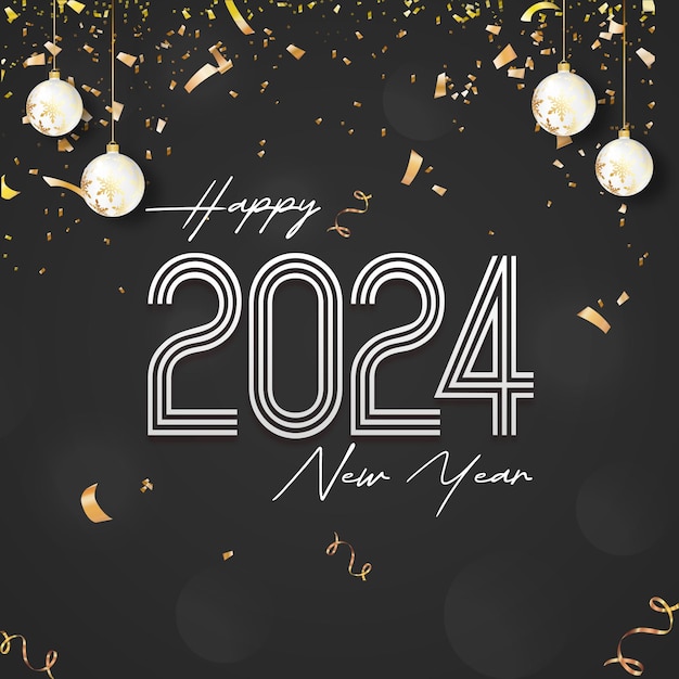 feliz ano novo 2024 fundo