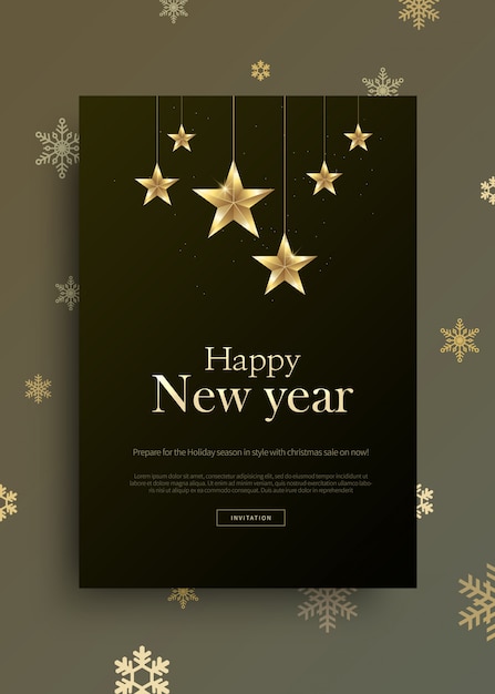 Feliz año nuevo 2020 tarjeta de felicitación.