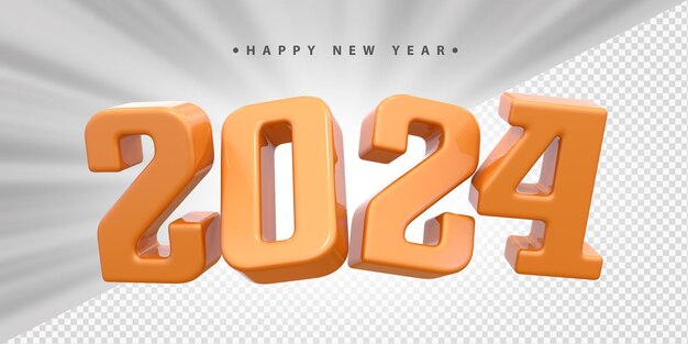 Feliz año nuevo 2024 Dorado