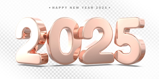 Feliz año nuevo 2024 Rose Gold