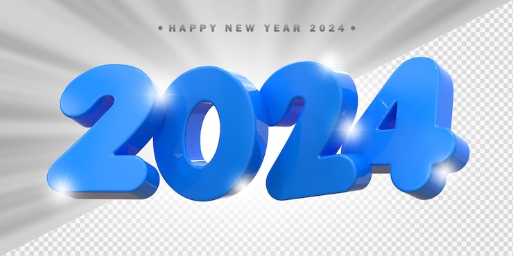 PSD feliz año nuevo 2024.