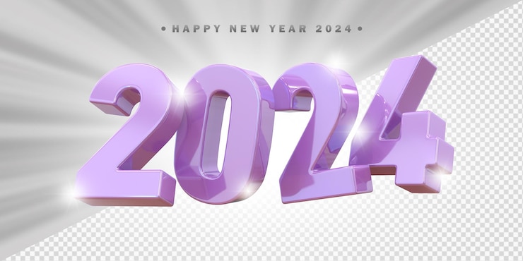 PSD feliz año nuevo 2024.