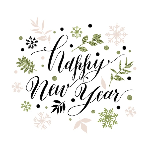 Feliz año nuevo 2025 Imágenes de PNG Gráficos de stock de alta calidad para celebraciones Saludos festivos