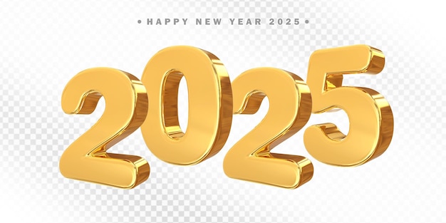 Feliz año nuevo 2025 Oro