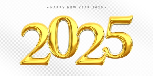 Feliz año nuevo 2025 Oro