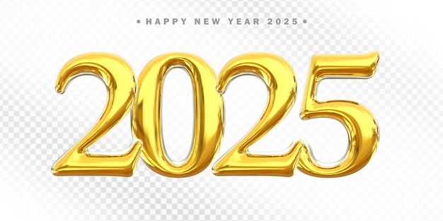 Feliz año nuevo 2025 Oro