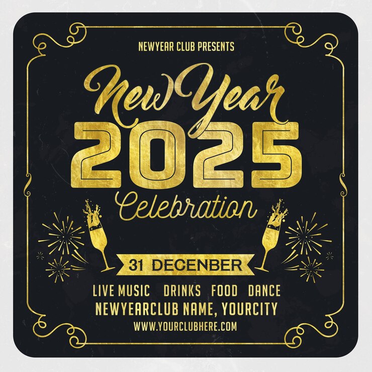 Feliz año nuevo 2025.