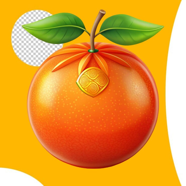 PSD feliz año nuevo chino con naranjas