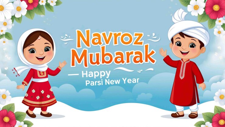 Feliz año nuevo Parsi Navroz Mubarak
