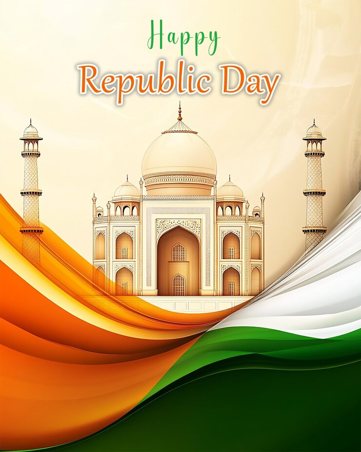 PSD feliz celebración del día de la república de la india