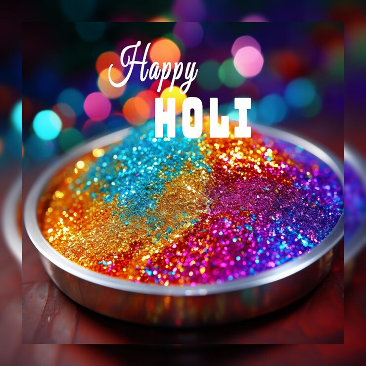 PSD feliz celebración del festival de holi en el modelo de portada de youtube