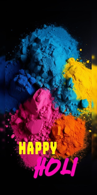 Feliz celebración del festival de holi en el modelo de portada de youtube