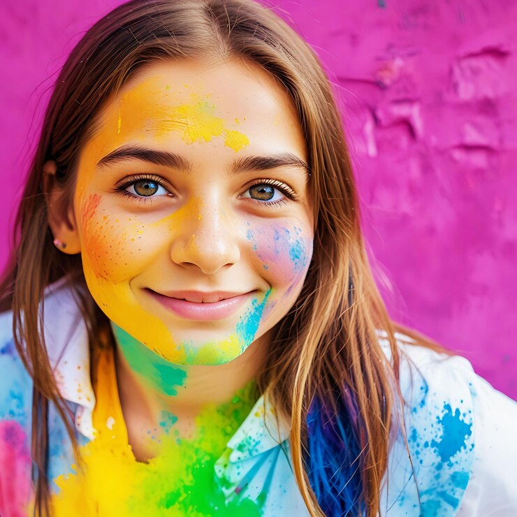 PSD feliz celebración del festival de holi
