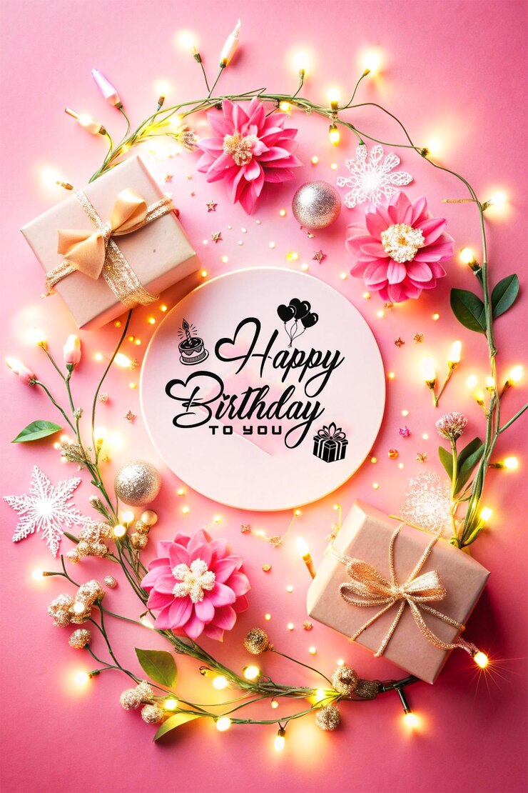 PSD feliz cumpleaños de fondo para el diseño de post