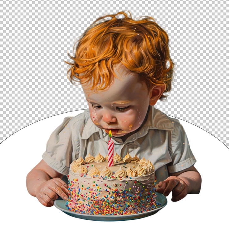 PSD "feliz cumpleaños, hora de celebrarlo".
