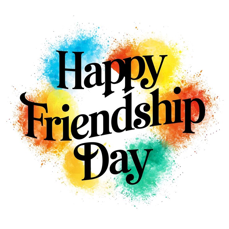 PSD feliz día de la amistad diseño de fondo