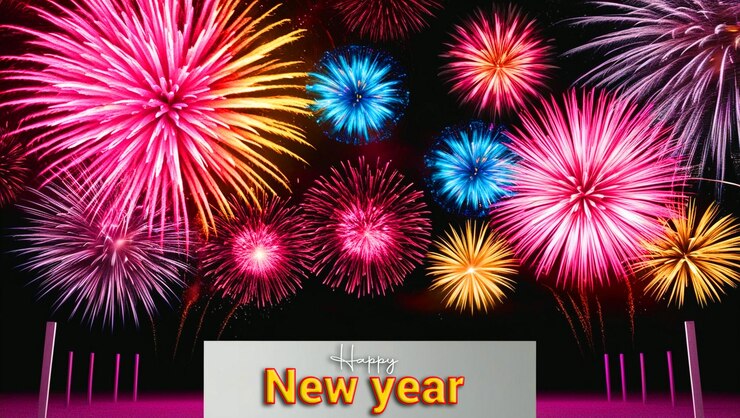 PSD feliz día de año nuevo