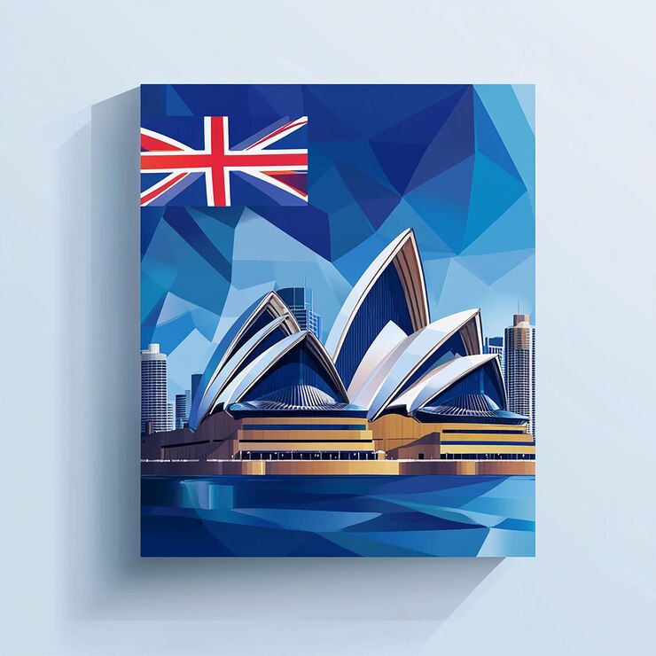 Feliz Día de Australia 26 de enero Folleto de las redes sociales Banner web